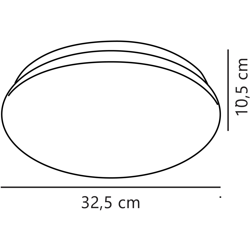 Nordlux Mani 32 1200 Lumens White LED Ceiling Light Image 3