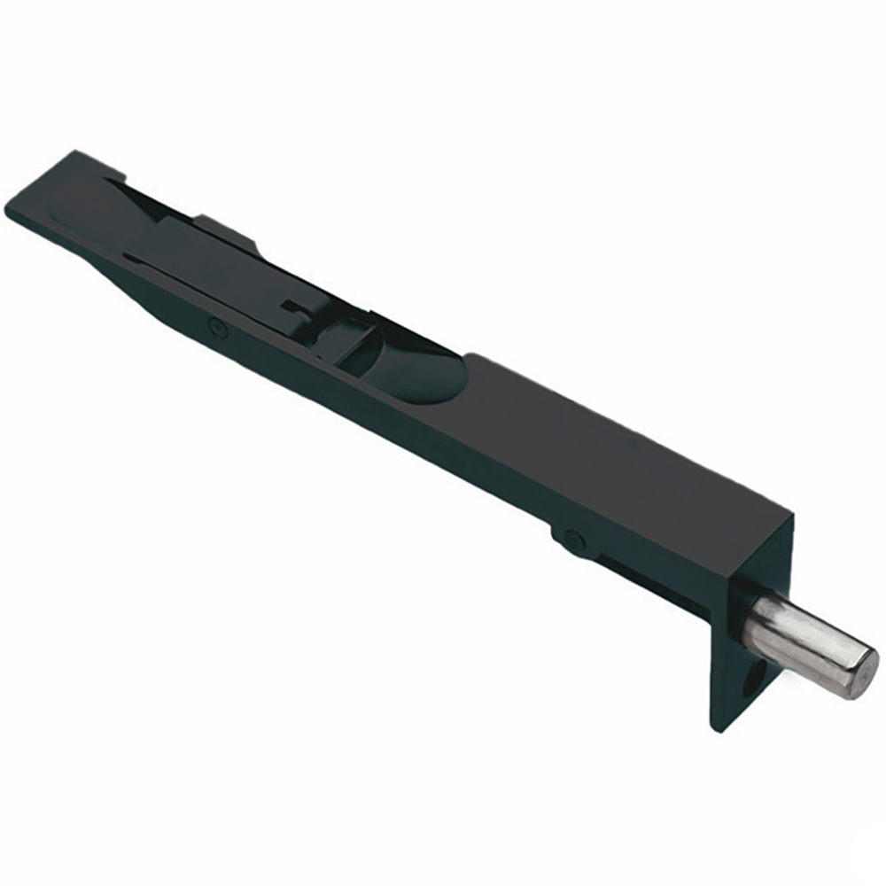 LPD Doors Manhattan Matt Black Flush Bolt 150mm Image 2