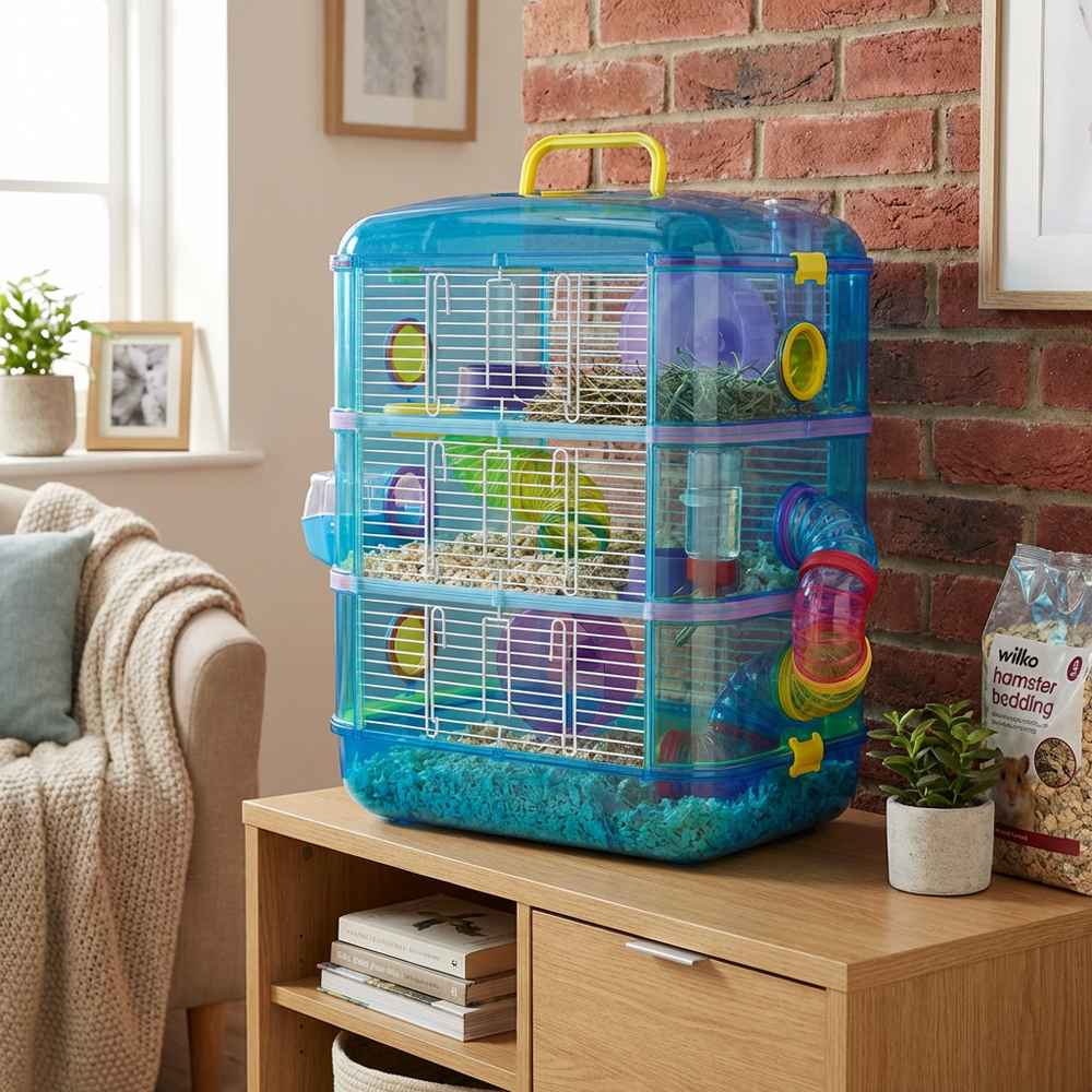 Blossom 3 Storey Hamster Cage Image 6