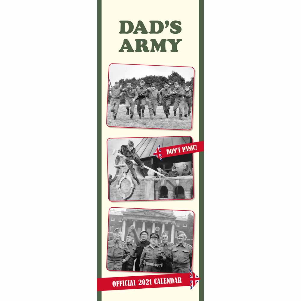 Dads Army 2021 Slim Calendar Image 1