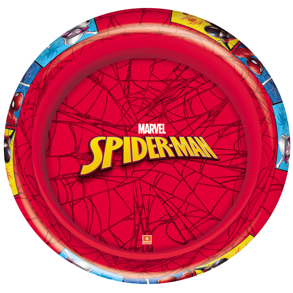 Mondo Kids Marvel Spider-Man Inflatable 2 Ring Paddling Pool 100cm Image 2