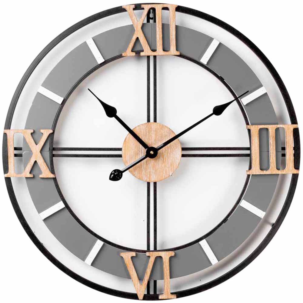 Hometime Cut Out Wall Clock 70cm Image 2