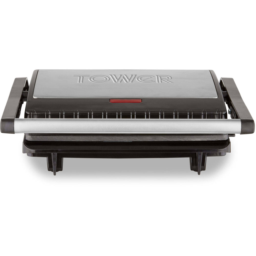 Tower T27038 Stainless Steel Cerastone Panini Grill 750W Image 1