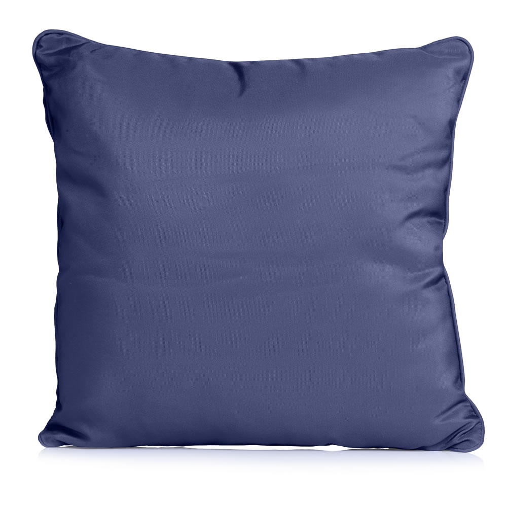 Wilko All Weather Scatter Cushion Blue Image 1
