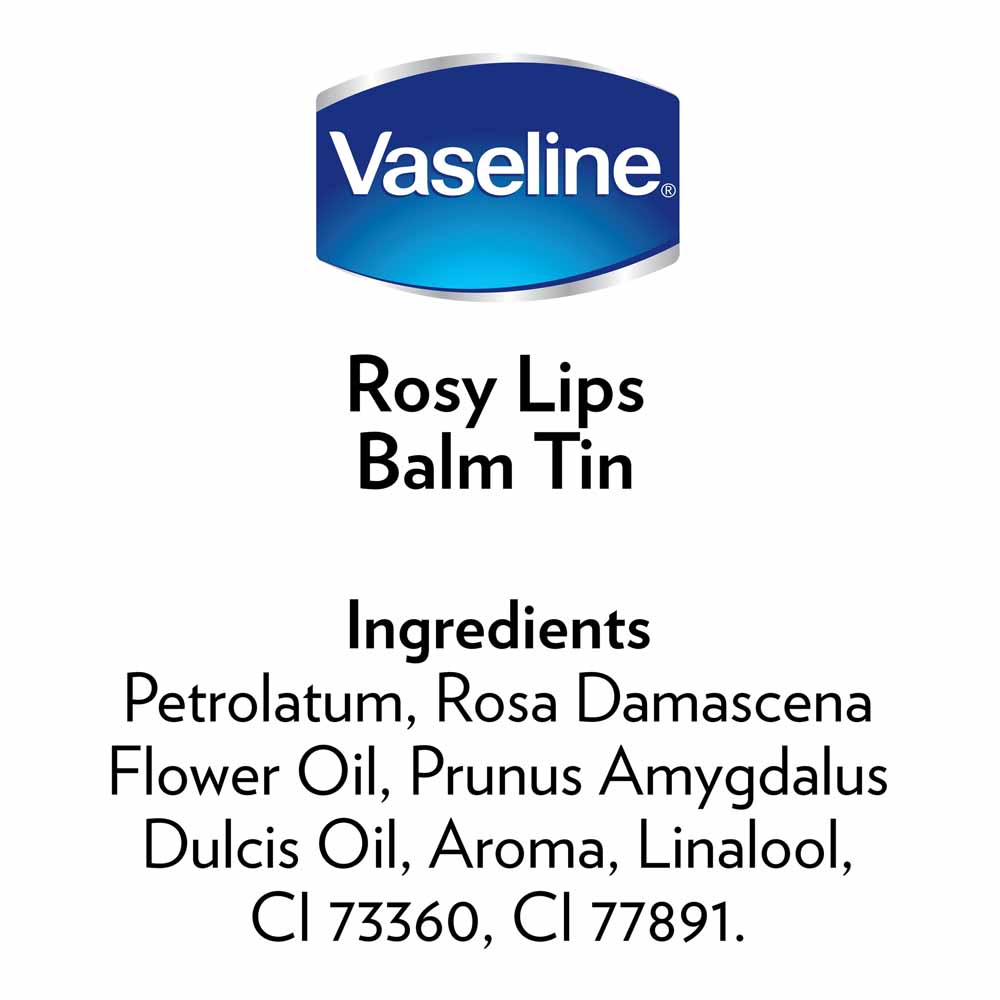 Vaseline Lip Therapy Rosy Lip Balm 20g Image 3