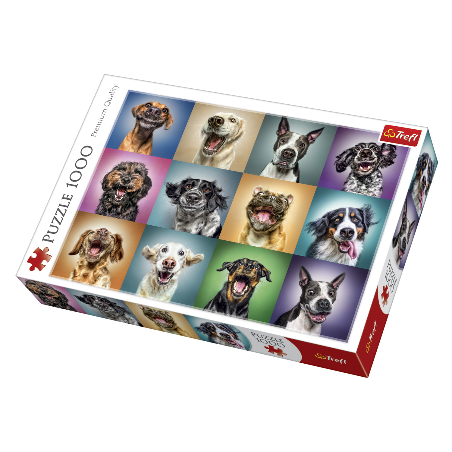 Trefl Funny Dog Portraits Puzzle 1000 Piece Image