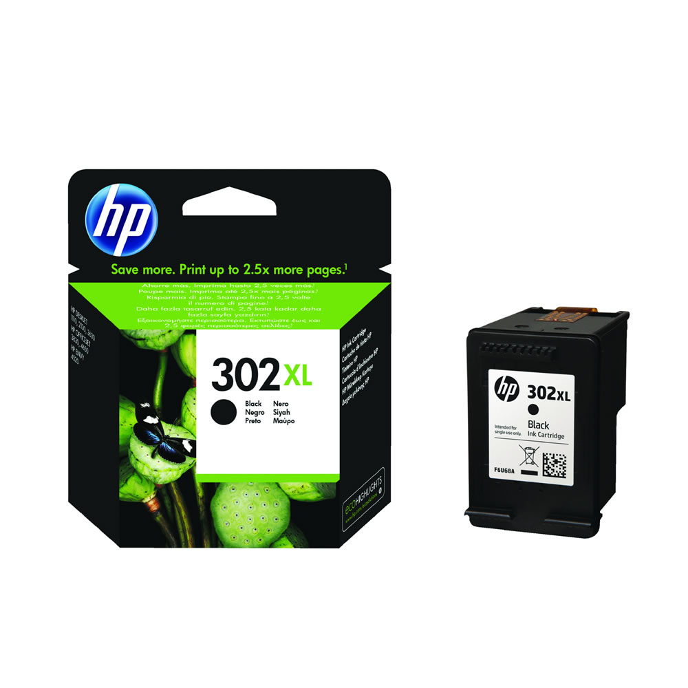 HP 302XL Black Ink Cartridge Image