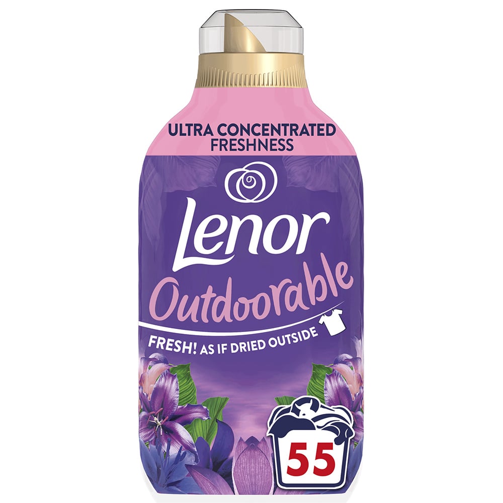 Lenor Outdoorable Midnight Lily Fabric Conditioner 55 Washes Case of 8 x 770ml Image 3