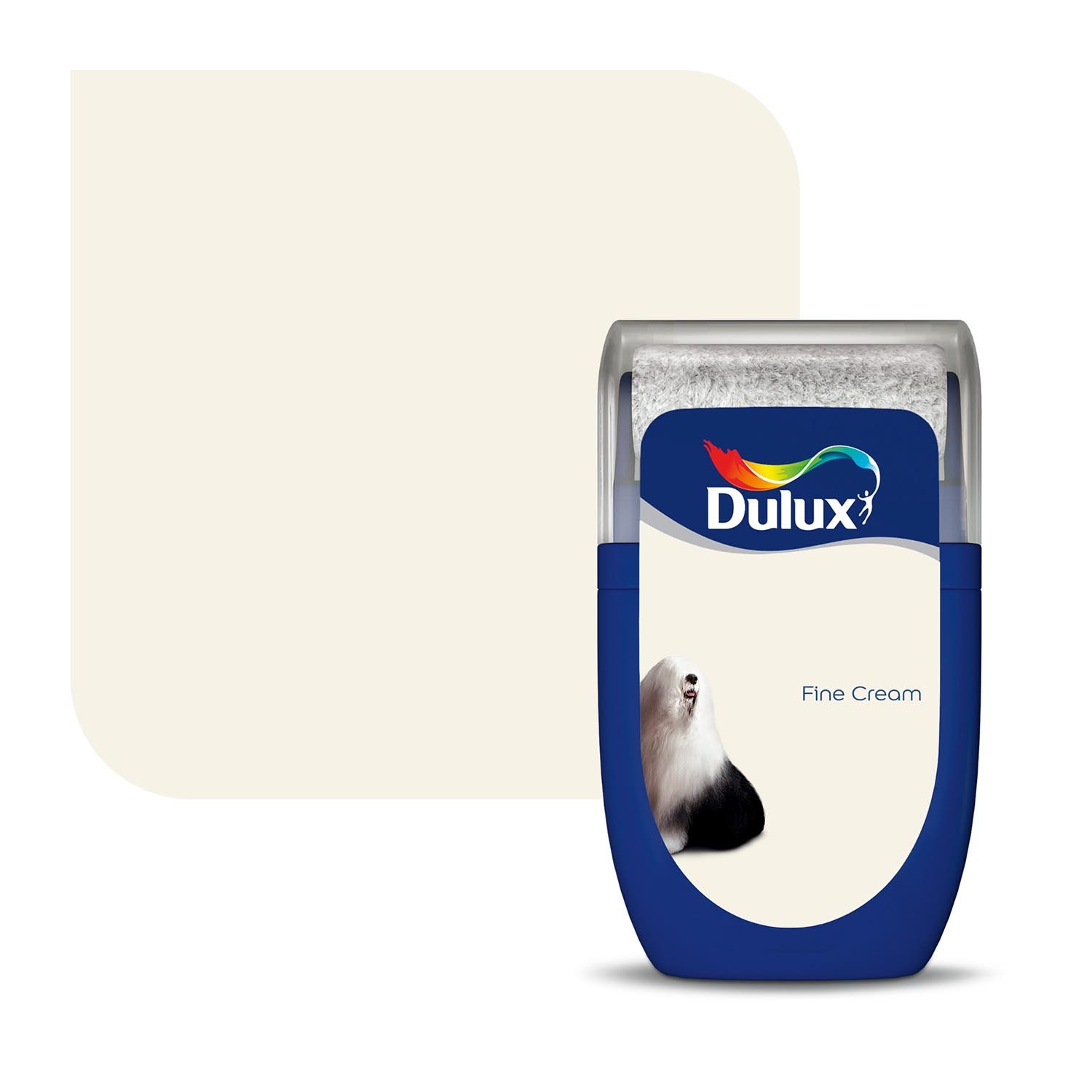 Dulux Fine Cream Matt Tester Paint 75ml Image 1