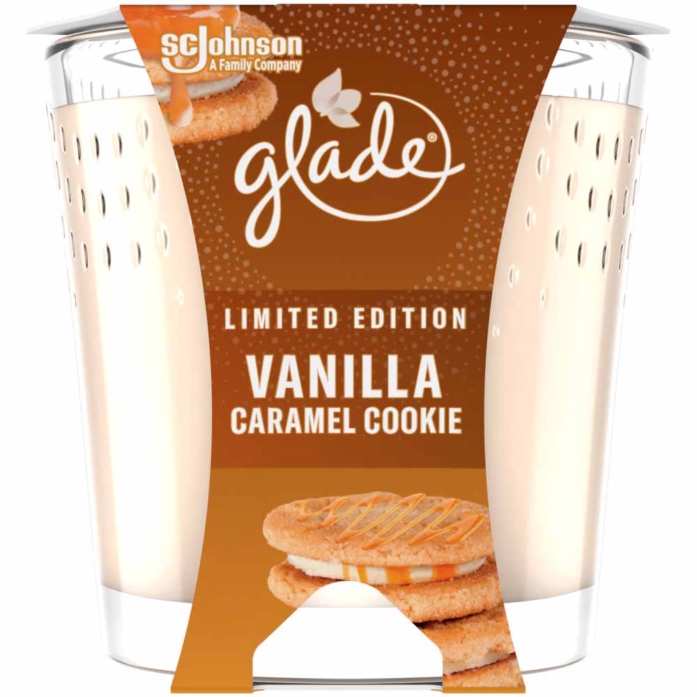 Glade Candle Vanilla Caramel Cookie Air Freshener Image 2