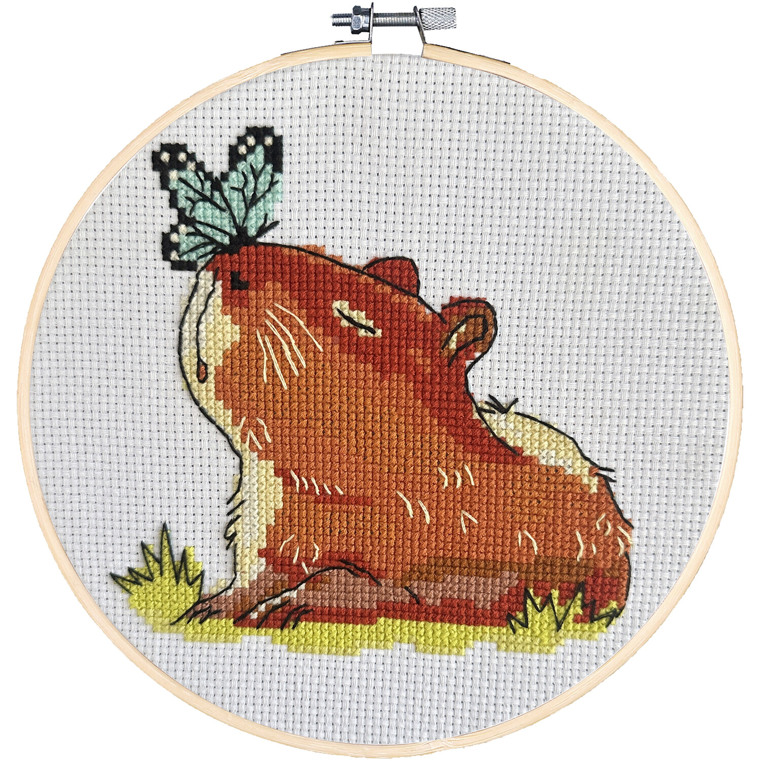 Capybara Cross Stitch Kit Image 3