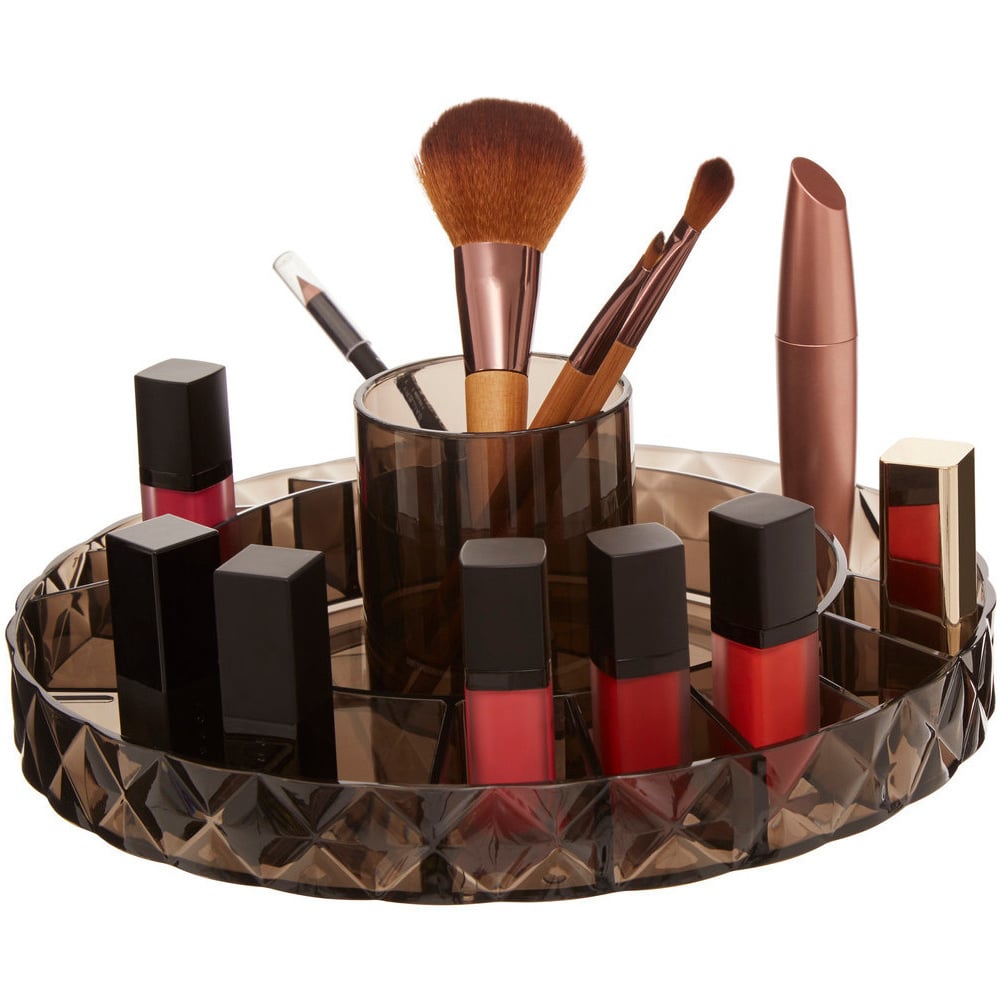 Premier Housewares Black Revolving Cosmetic Organiser Image 6