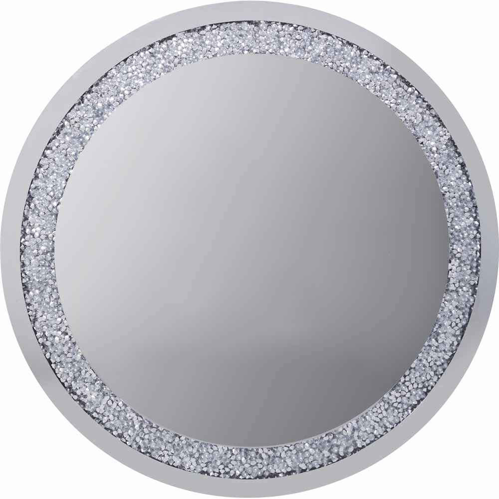 Wilko Gem Round Mirror 60cm Image 1