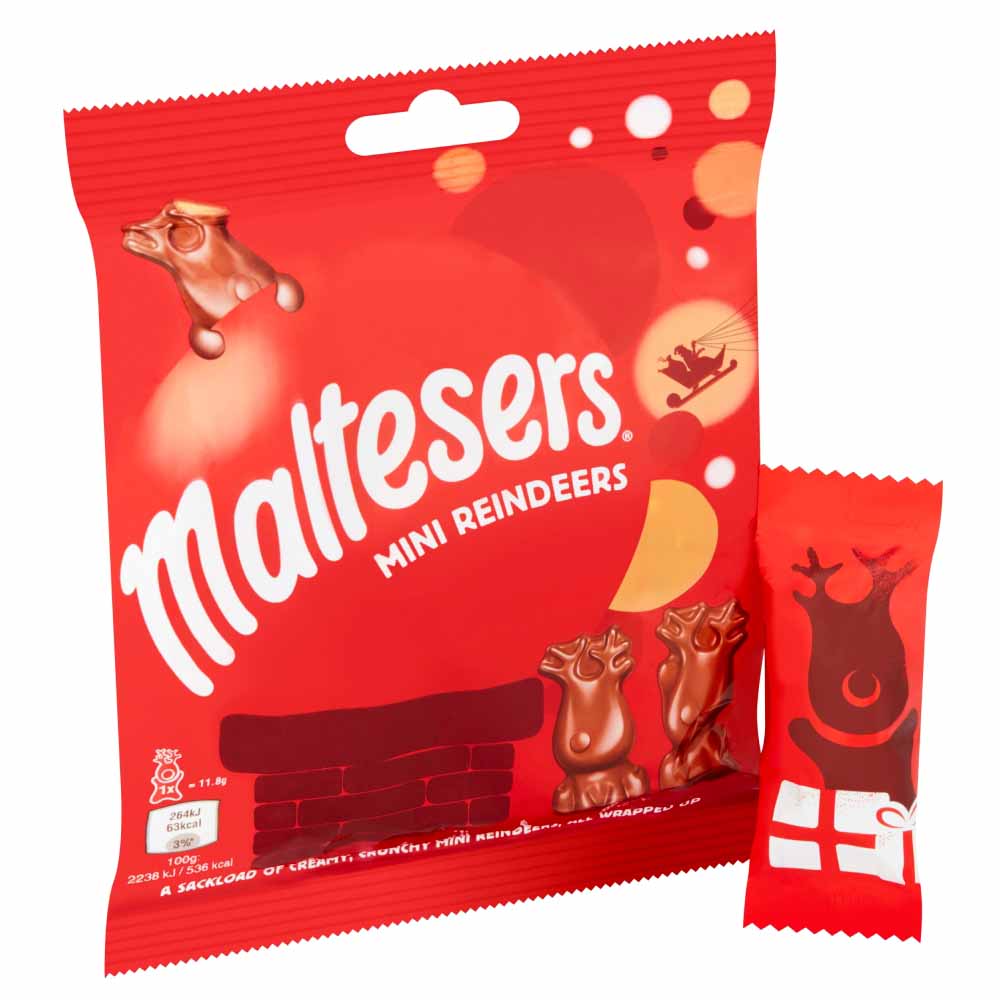 Maltesers Merryteaser Mini Reindeer Bag 59g Image 2
