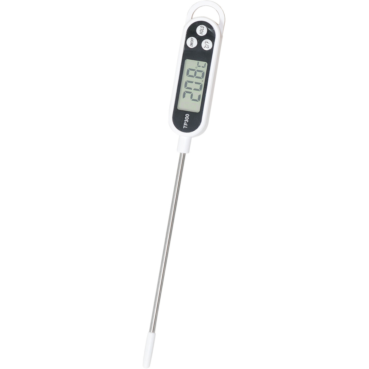 White Digital Food Thermometer - White Image
