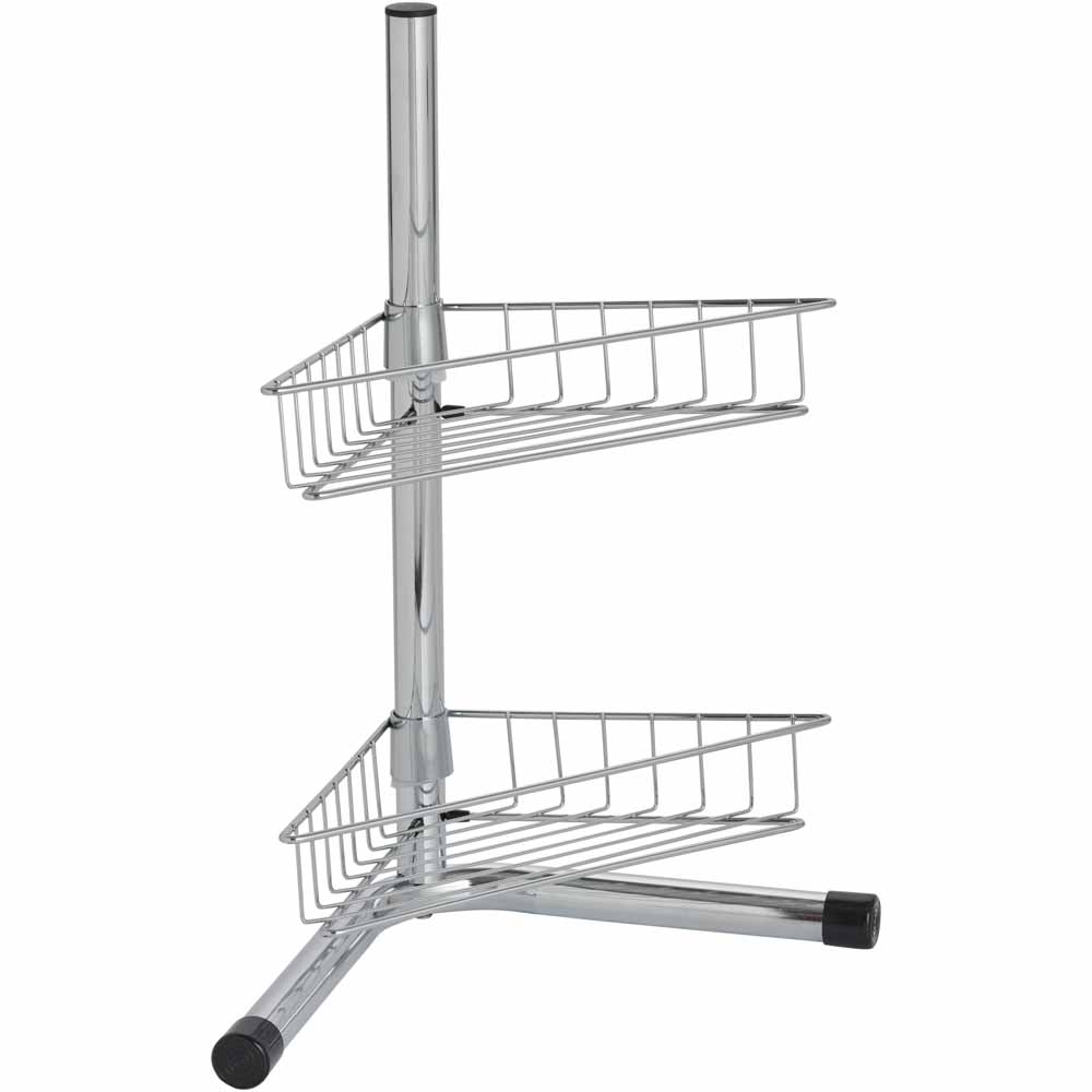 Wilko Freestanding Corner Shower Caddy Wilko