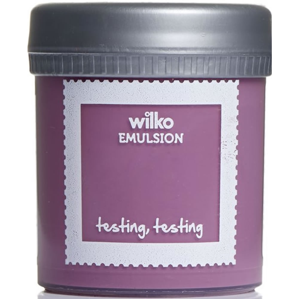 Wilko Grape Emulsion Paint Tester Pot 75ml Image 1