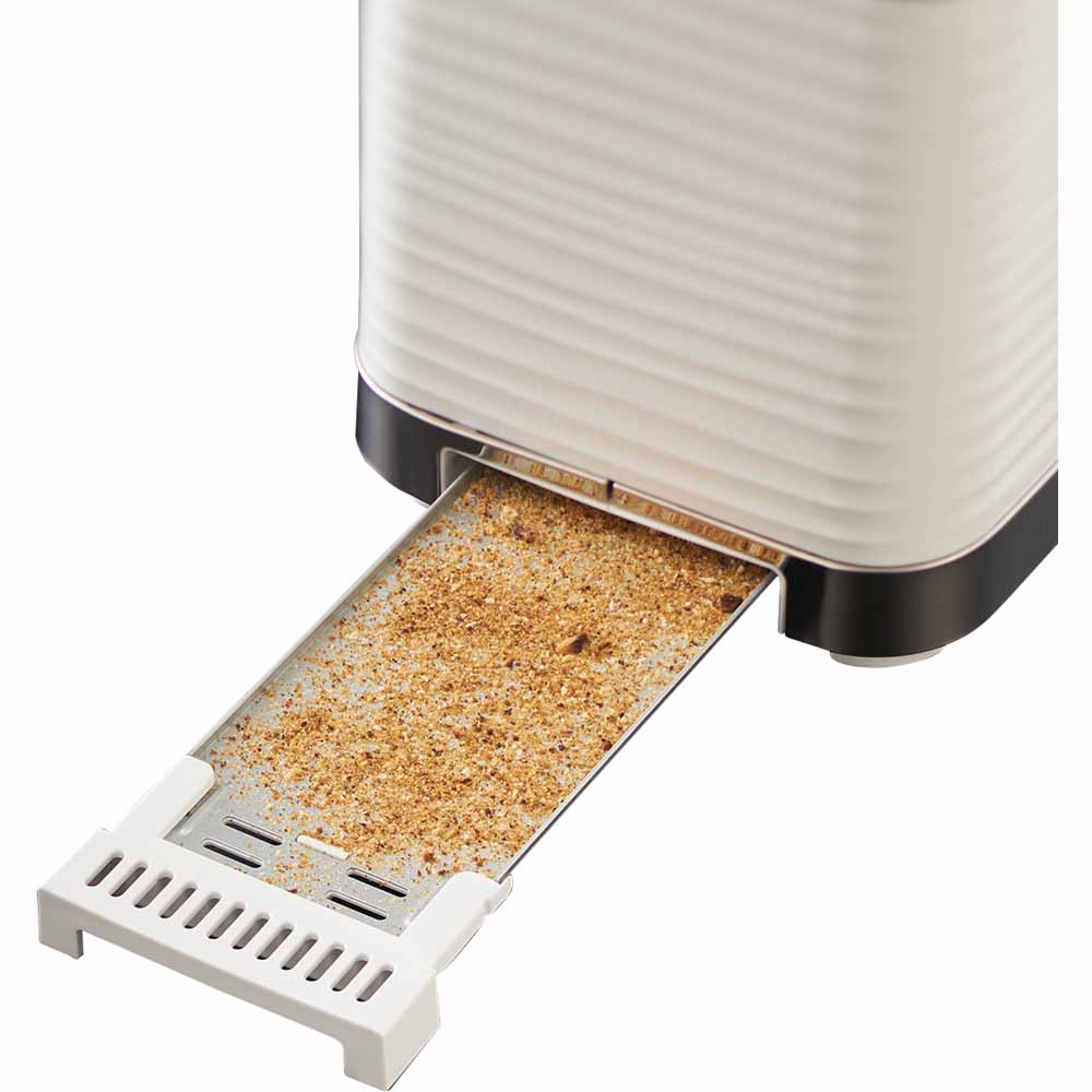 Russel Hobbs White Inspire 2 Slice Toaster Image 5