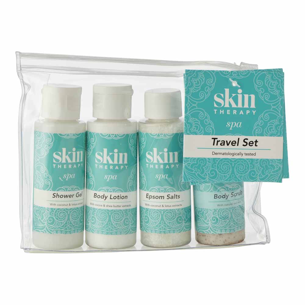 Skin Therapy Spa 4pc Body Care Travel Set Image 1