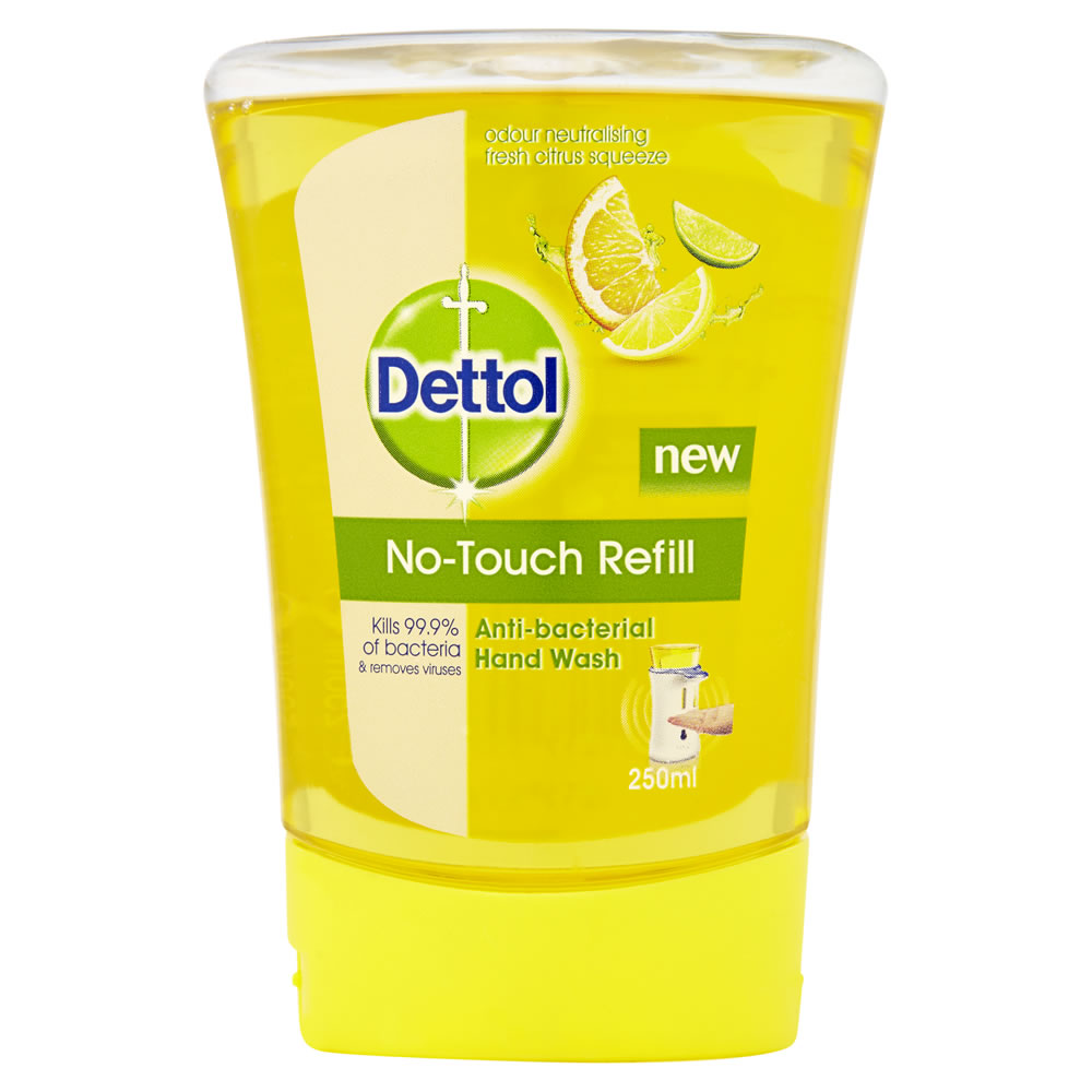 Dettol No Touch Fresh Citrus Hand Wash 250ml Image