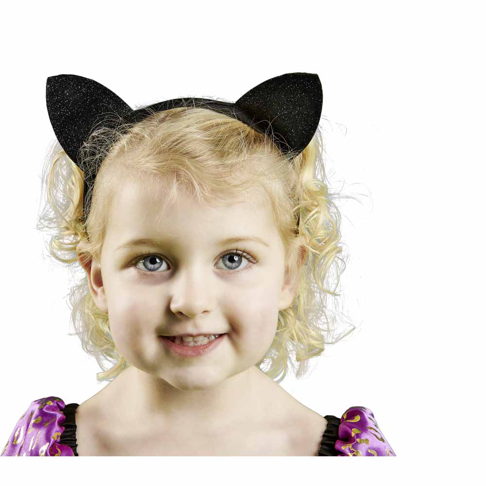 Wilko Halloween Cat Dress Costume 2-3 Years Image 2