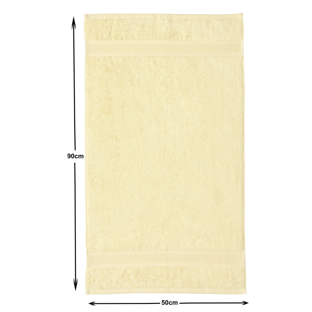 Wilko Supersoft Lemon Hand Towel Image 3