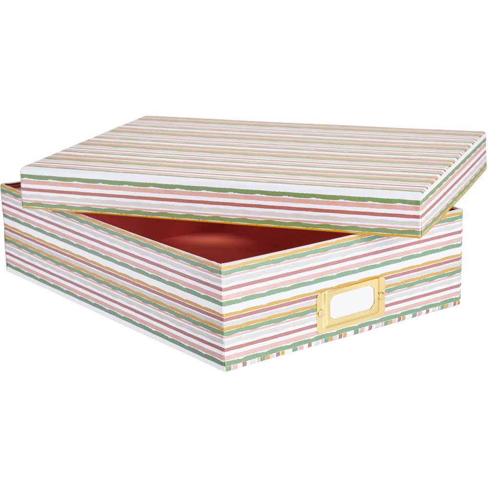 Wilko A4 Storage Box Homespun Wilko