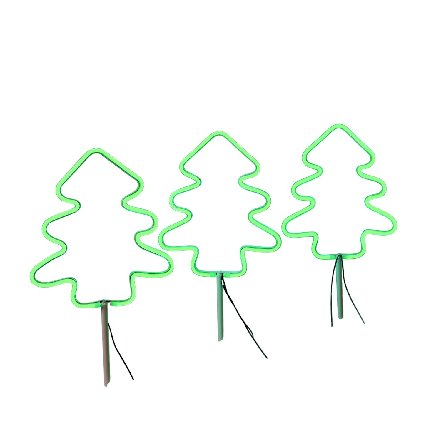 Pack of 6 LED Neon Stake Lights Image 1