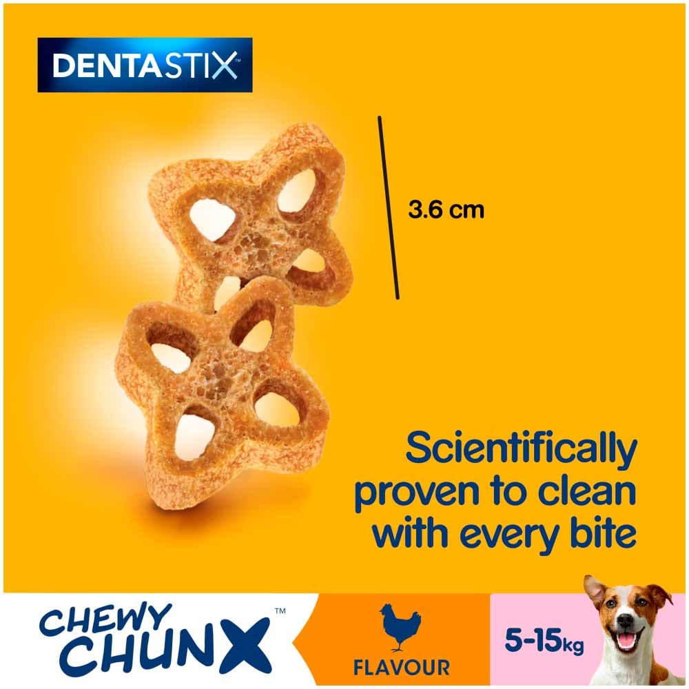 Pedigree Dentastix Chicken Mini Chewy Chunx Case of 5 x 68g Image 9