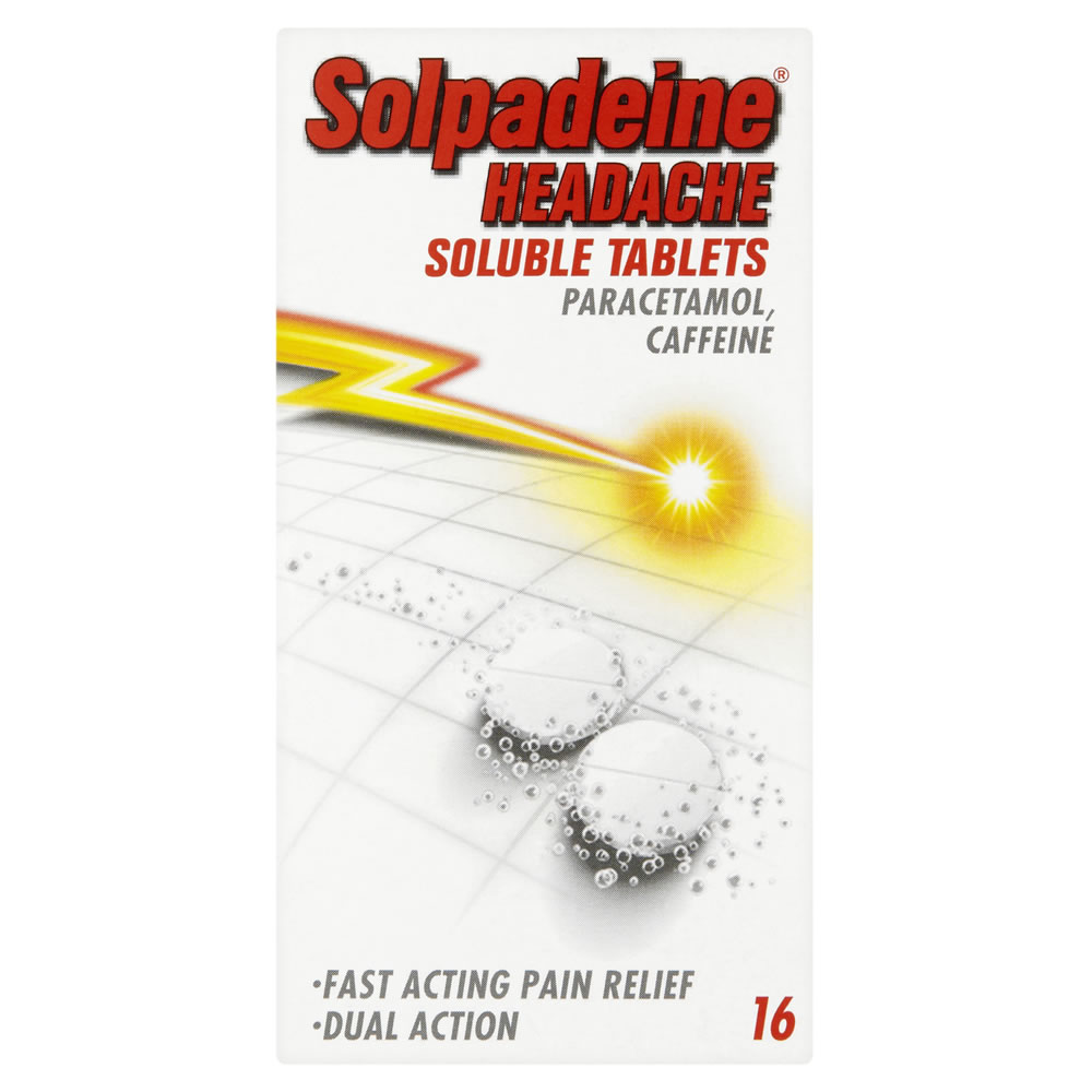 Solpadeine Headache Soluble Tablets 16 pack  - wilko