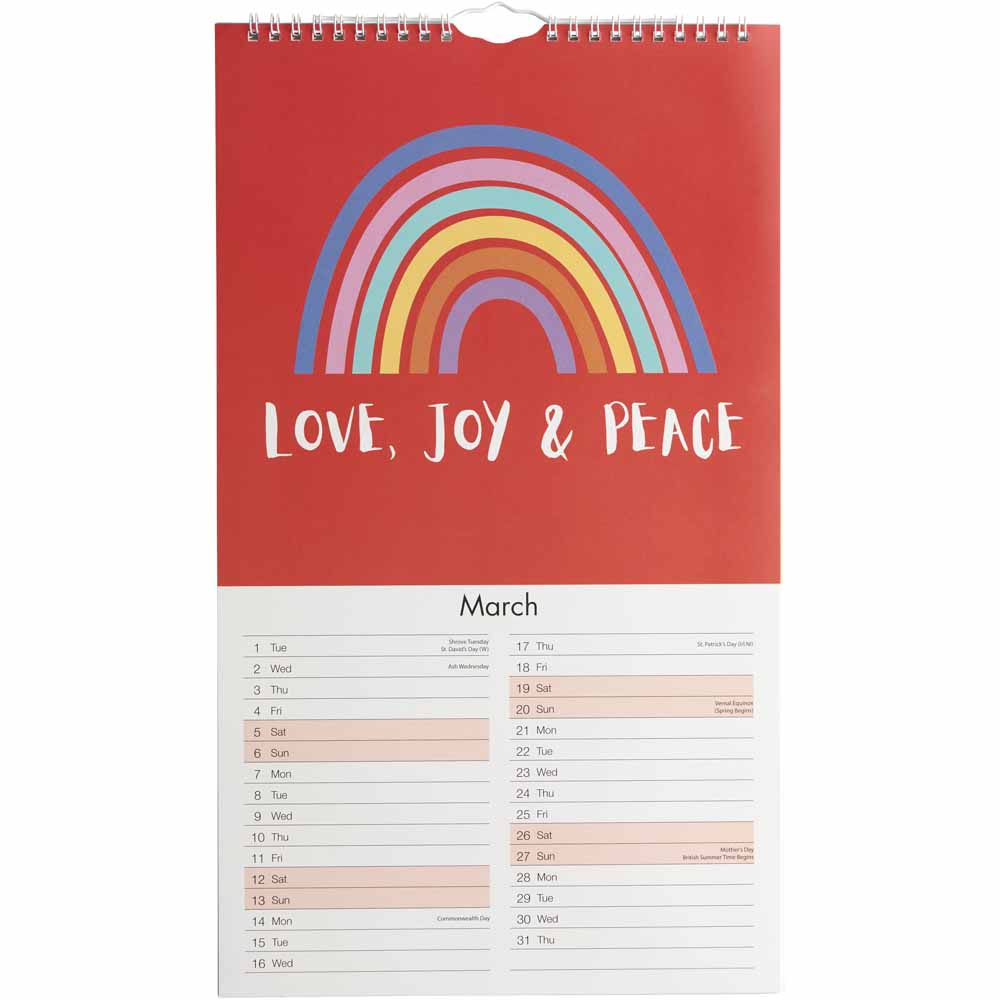 Wilko Midi Choose Happy Month to View Calendar Image 2