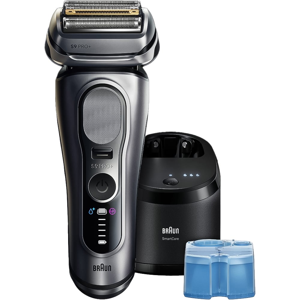 Braun Series 9 PRO Plus 9667CC Silver Pro SensoAdapt Electric Shaver with SmartCare Centre Image 2