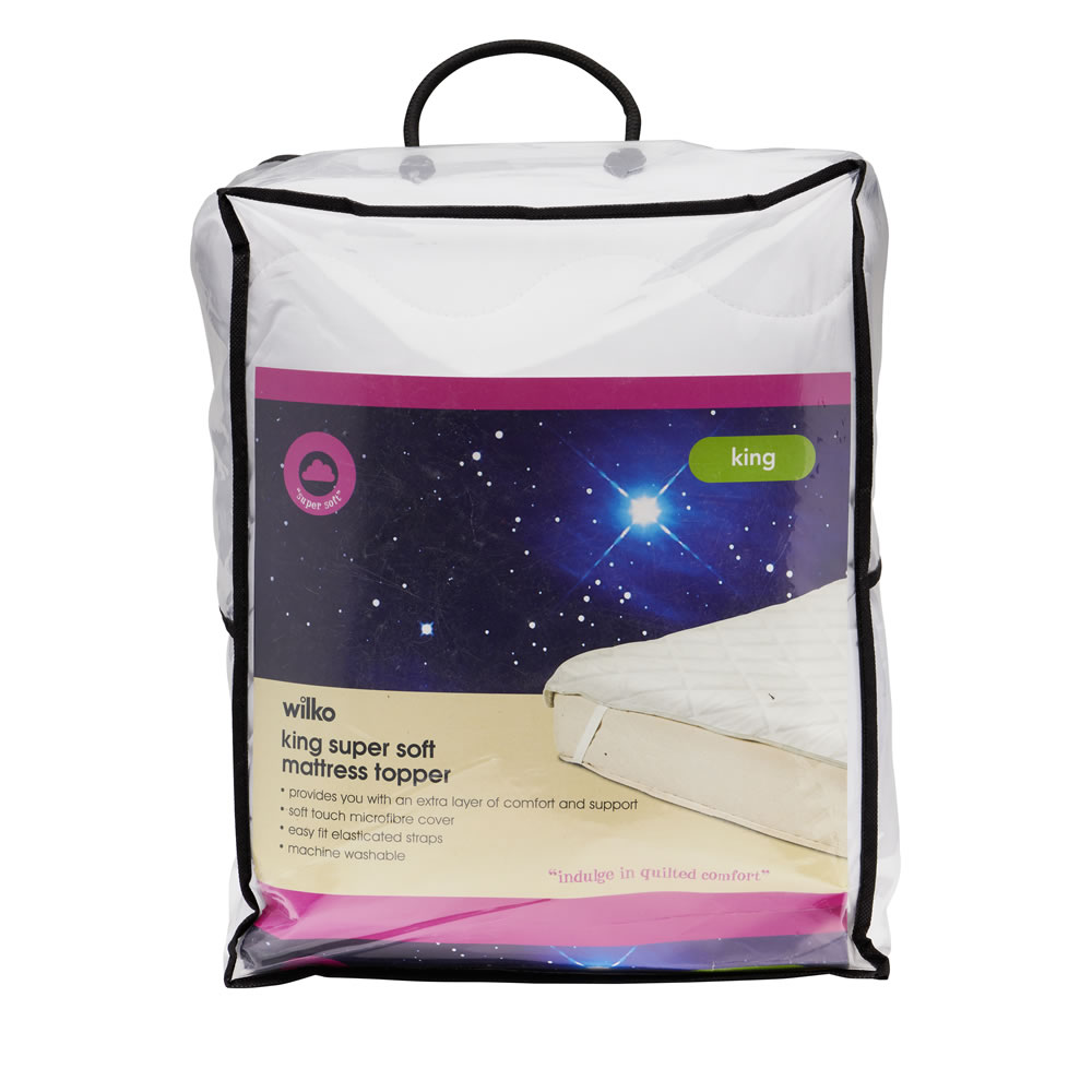 Wilko King Supersoft Mattress Topper Wilko