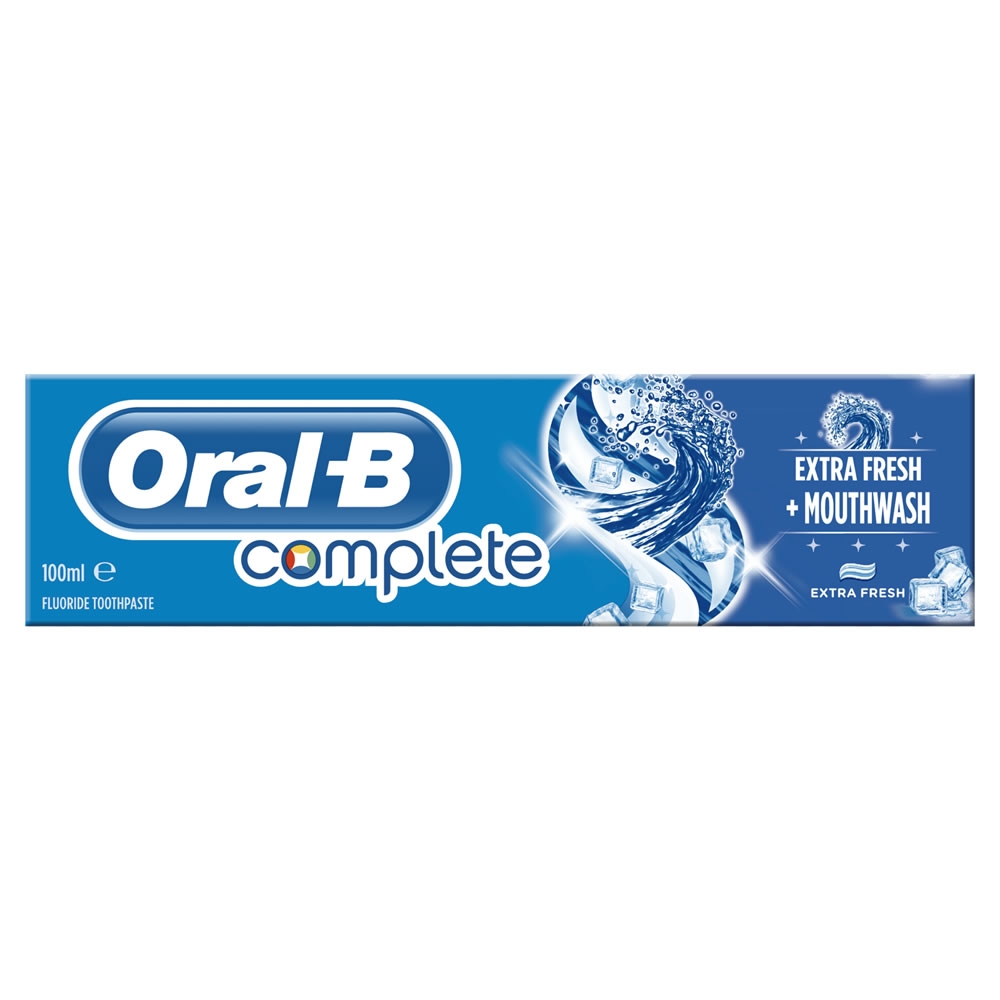 OralB Complete Fresh Long Lasting Fresh Toothpaste 100ml Wilko