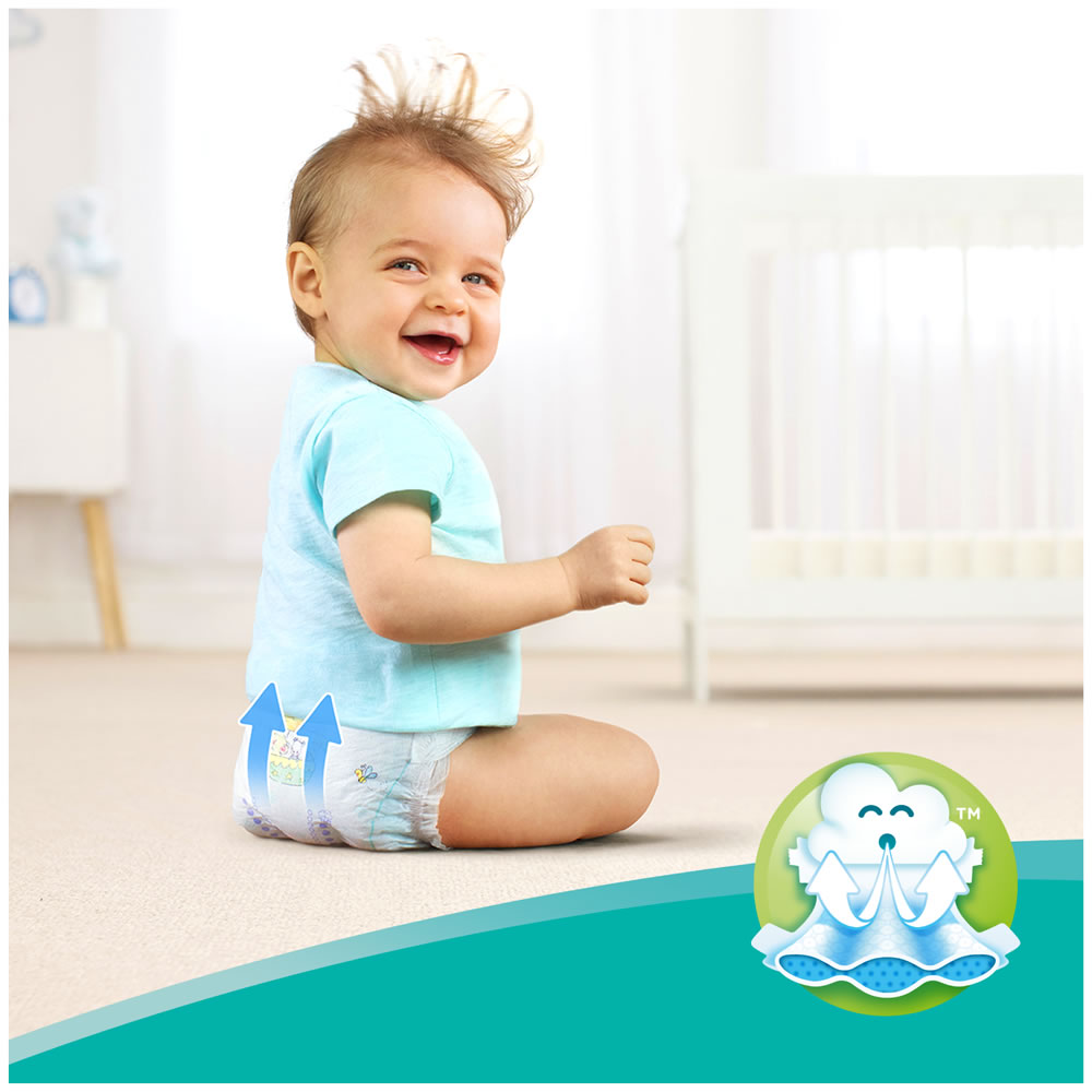 Pampers Baby Dry Nappies Carry Pack               Size 4+ 24pk Image 2