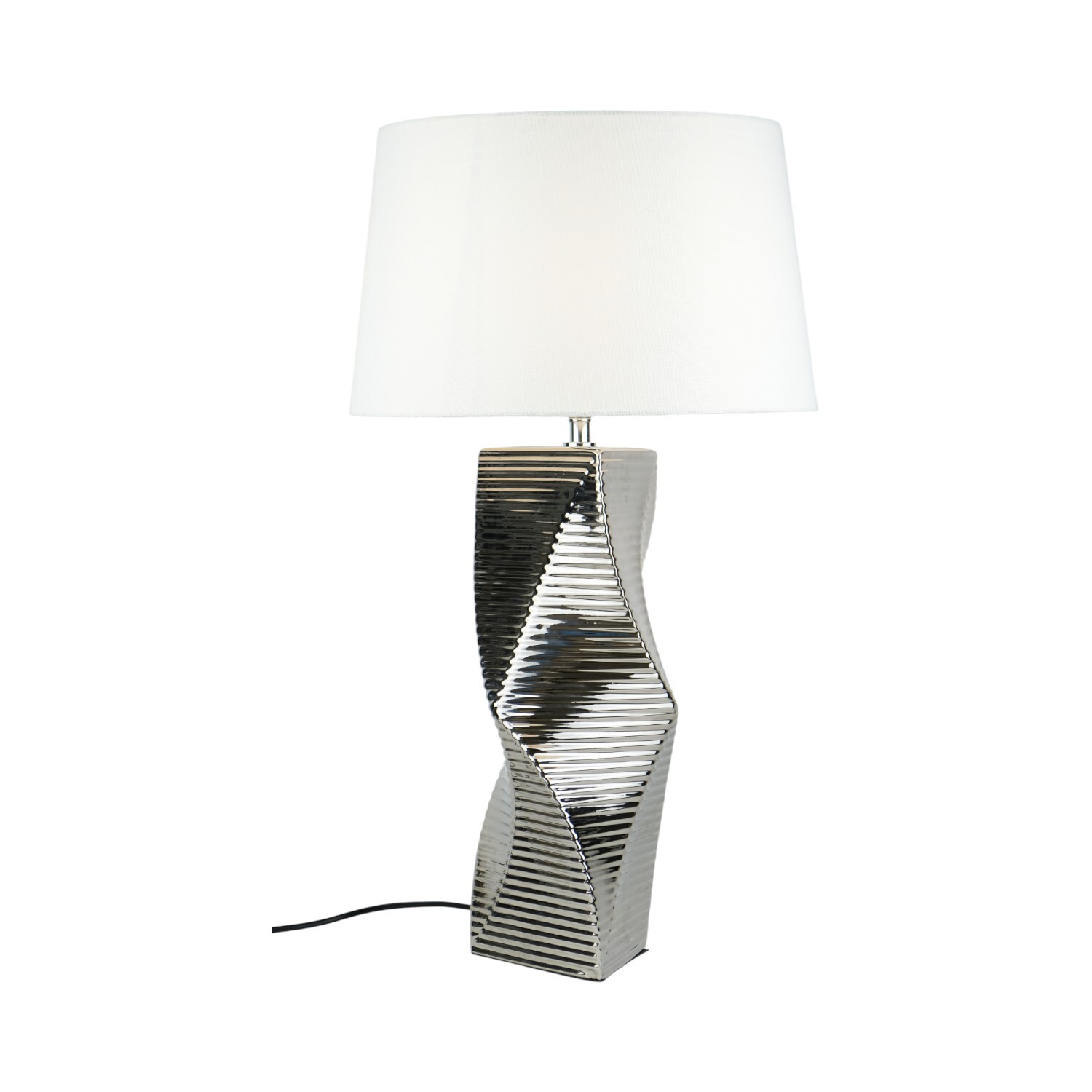 Alder Table Lamp Silver Image 5