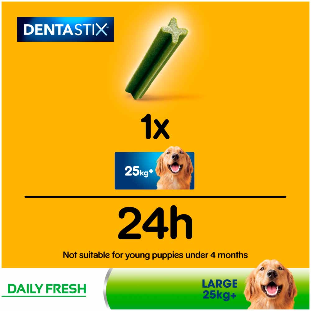 Pedigree 21 Pack Dentastix Fresh Adult Large Dog Treats 810g Image 7