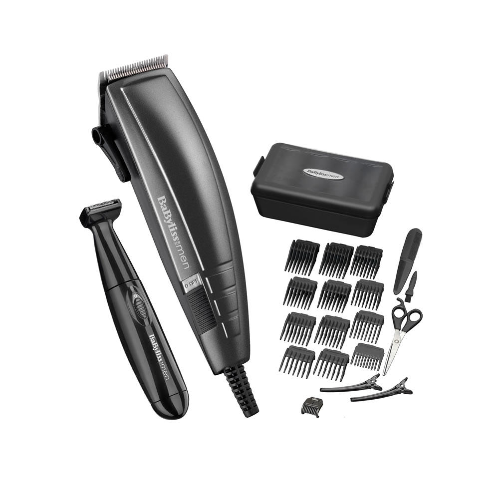 BaByliss For Men Home Hair Cutting Clippers Set Image 1