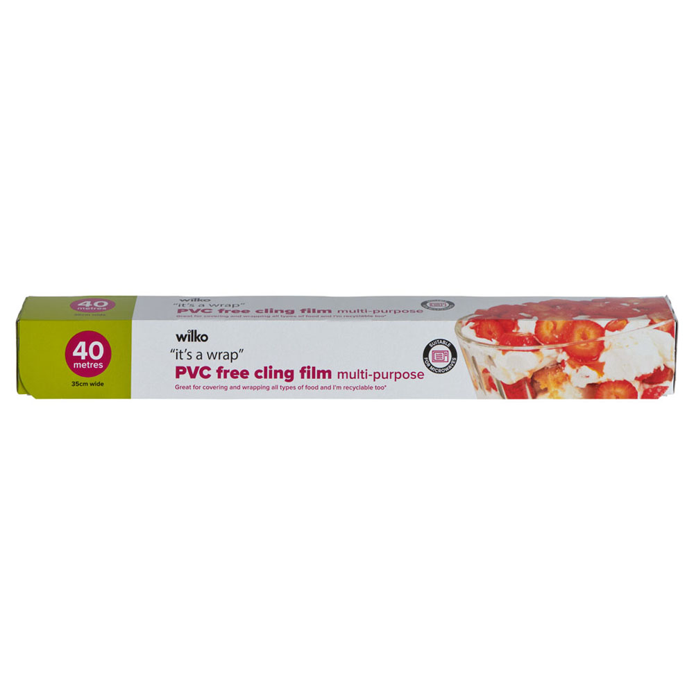 Wilko 40m x 350mm Non PVC Cling Film Wilko
