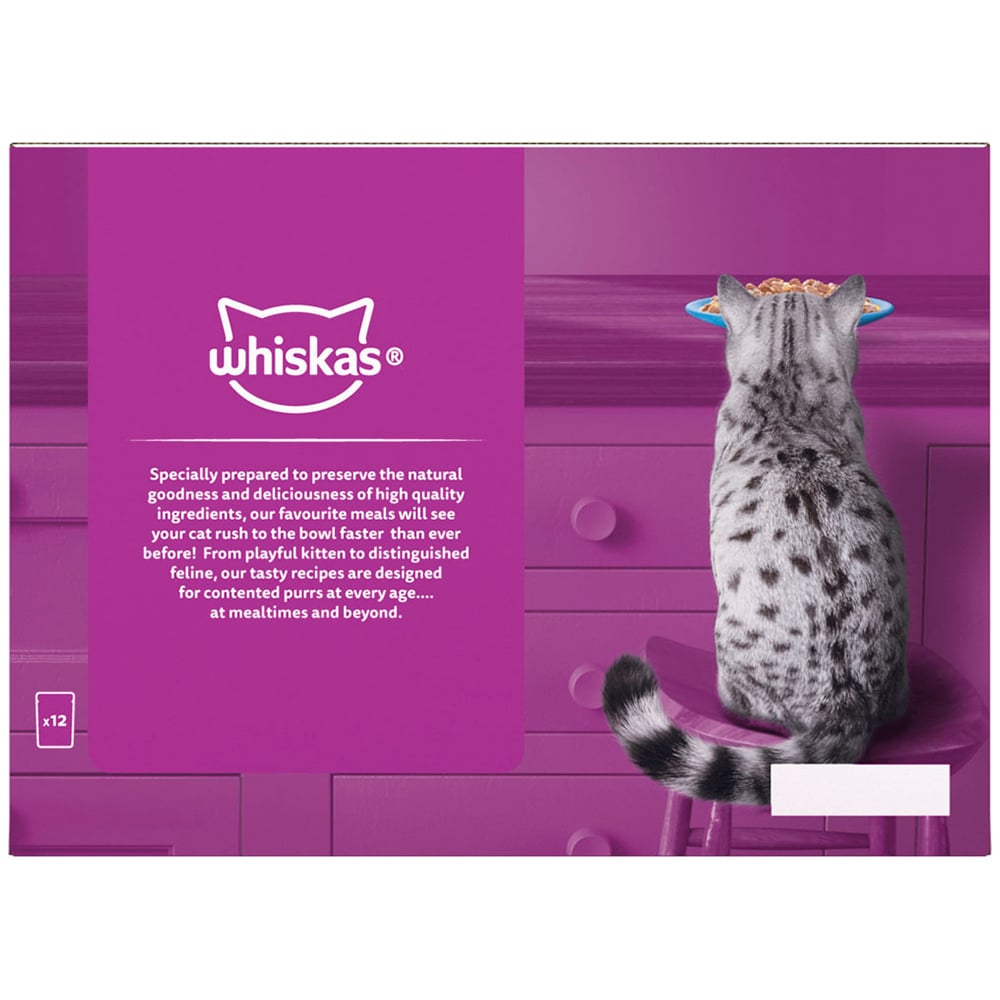 Whiskas Fish Selection in Jelly Senior Wet Cat Food Pouches 85g Case of 4 x 12 Pack Image 6