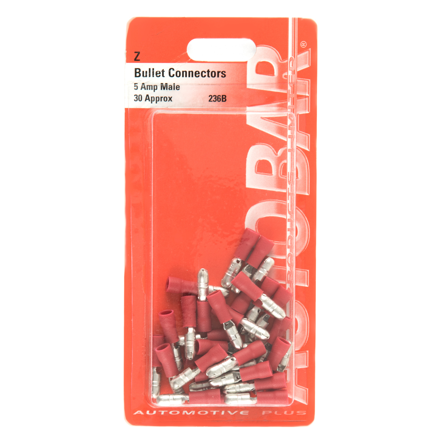 Autobar 5 Amp Red Male Bullet Connectors 30 Pack Image