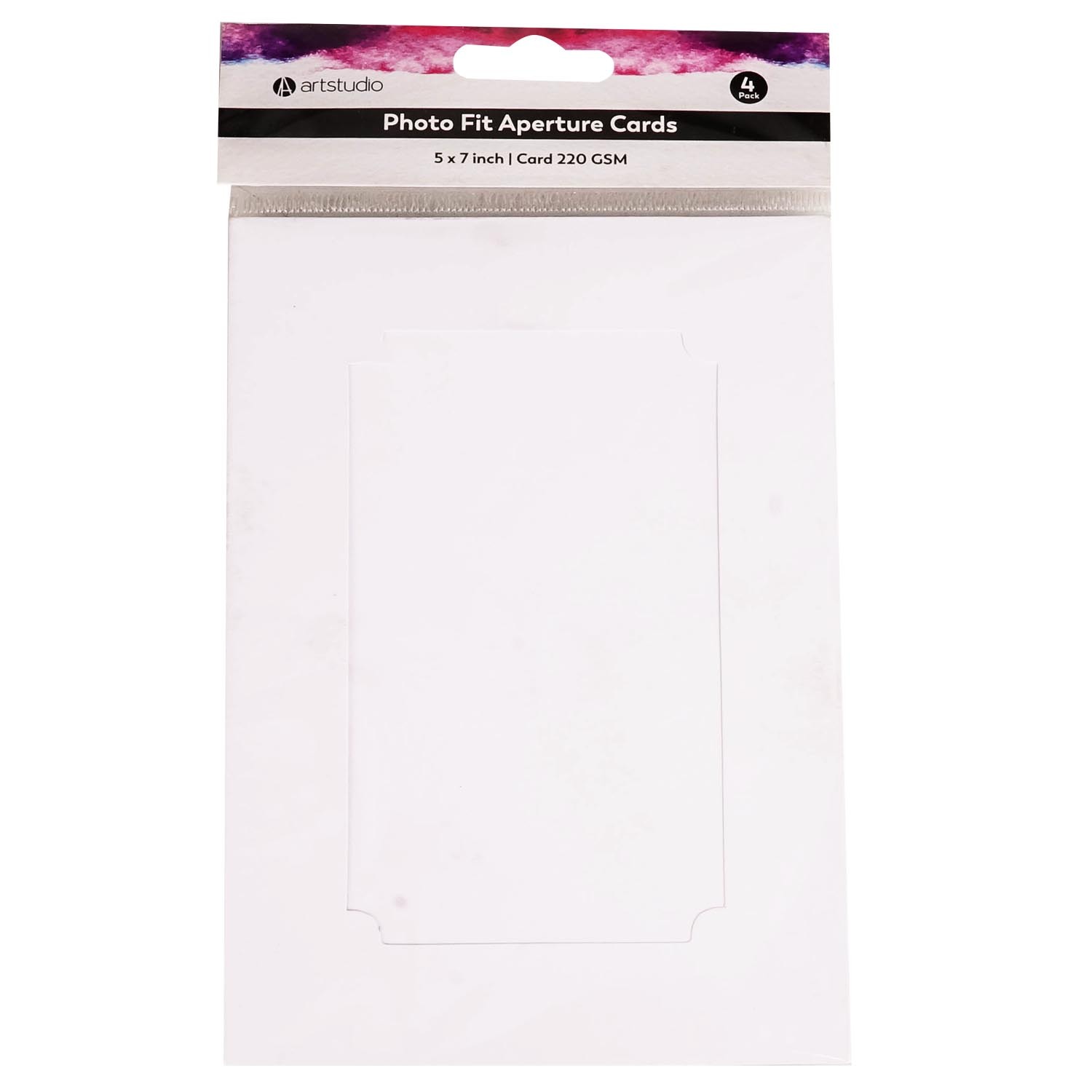 Pack of Four Art Studio Photo Fit Aperture Cards Image