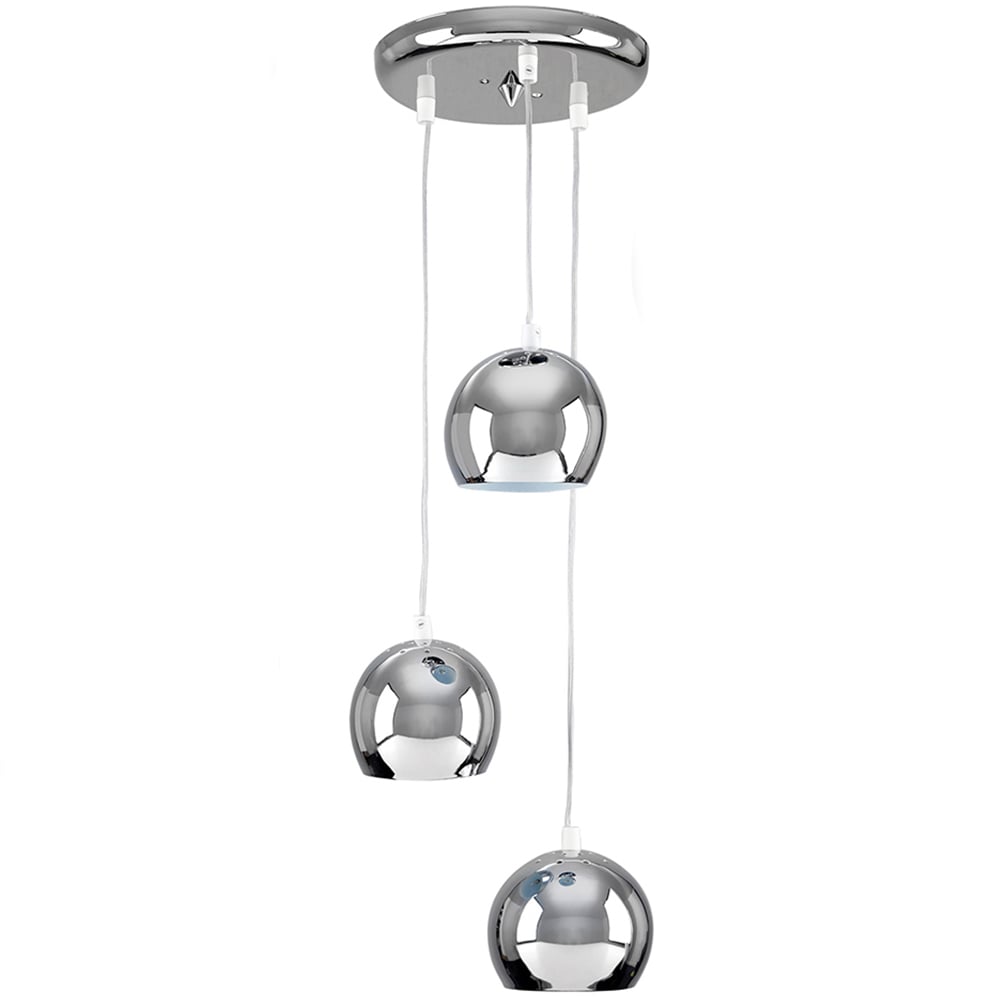 ValueLights Retro Eyeball 3 Way Droplet Ceiling Pendant light Image 1