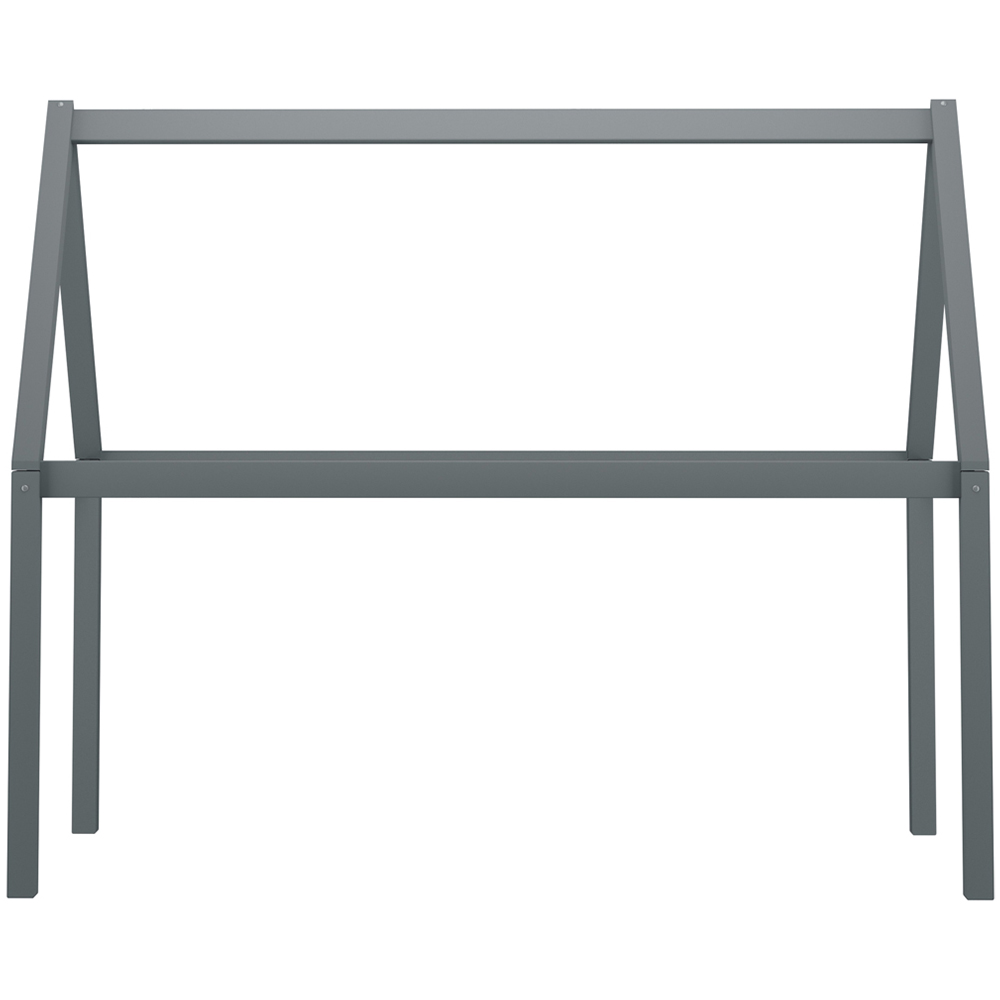 Loft24 Alpi2 Grey Pine Wood Kids Bed Canopy Image 2
