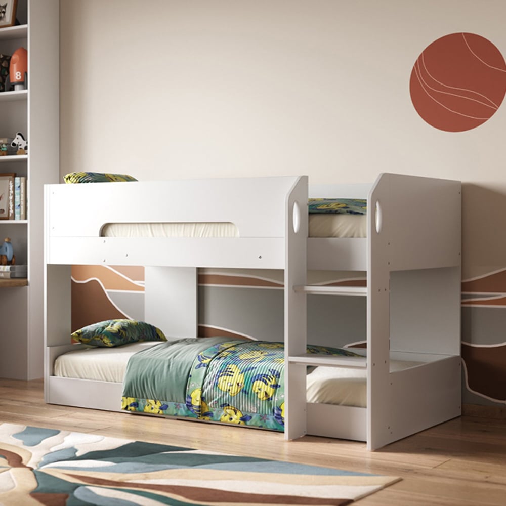 Flair Mystic White Low Pod Mini Bunk Bed Image 1