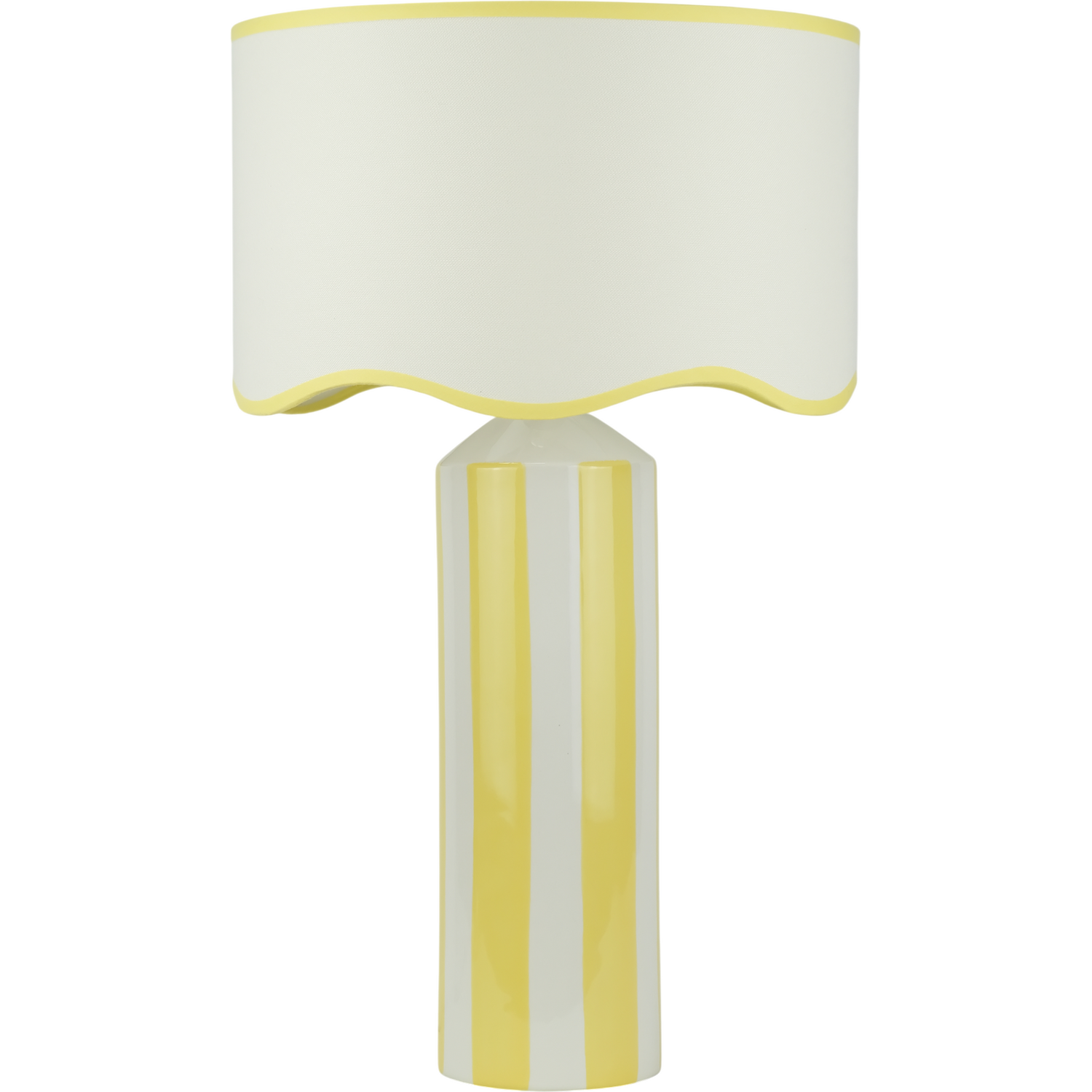 Bridie Stripe Table Lamp Yellow Image 8