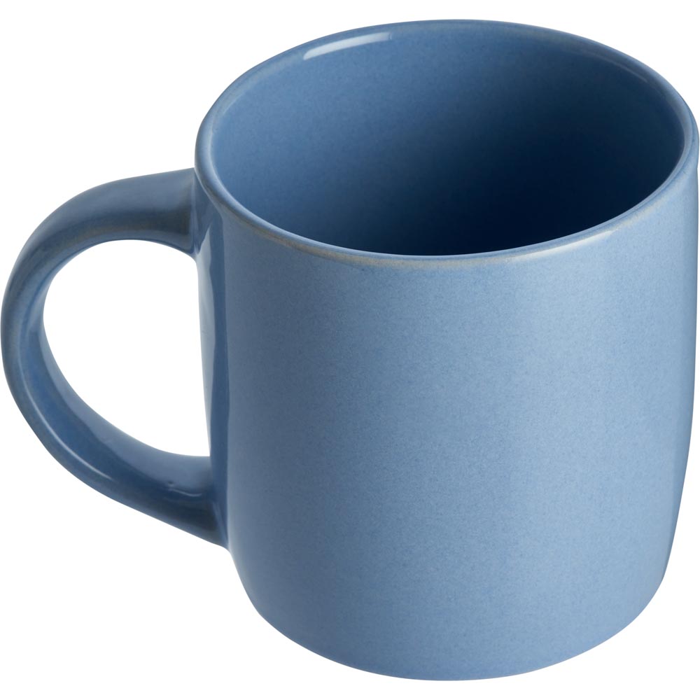 Wilko Blue Biscuit Base Mug Image 2