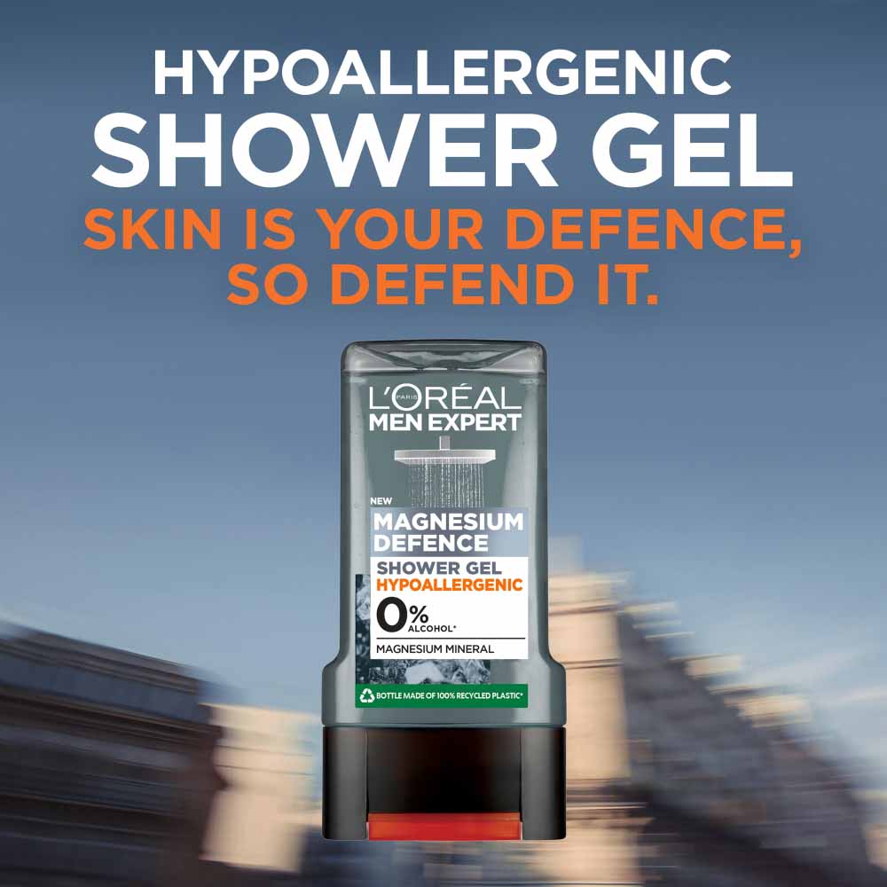 L'Oreal Men Expert Magnesium Defence Shower Gel 300ml Image 2