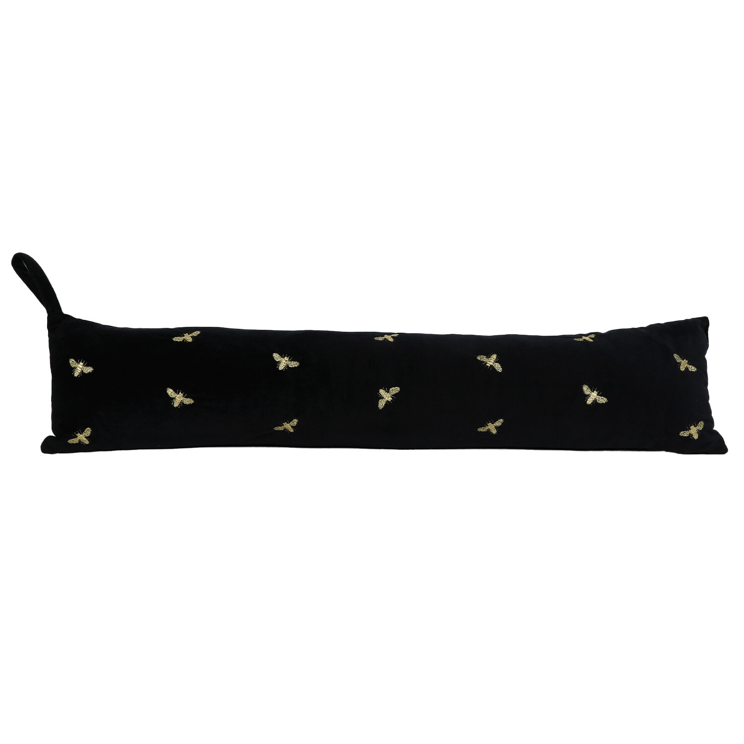 Black Bee Embroidered Draught Excluder Image 1