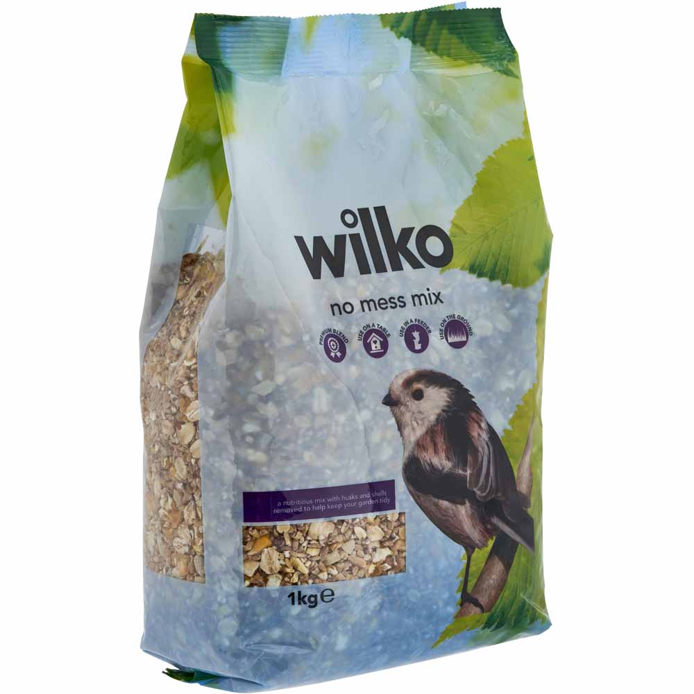 Wilko Wild Bird No Mess Mix Seed 1kg Image 2